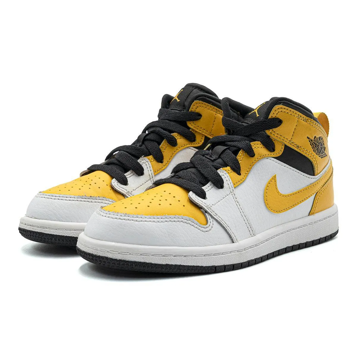 Air Jordan 1 Sneakers Leather Multicolour Colour For Kids
