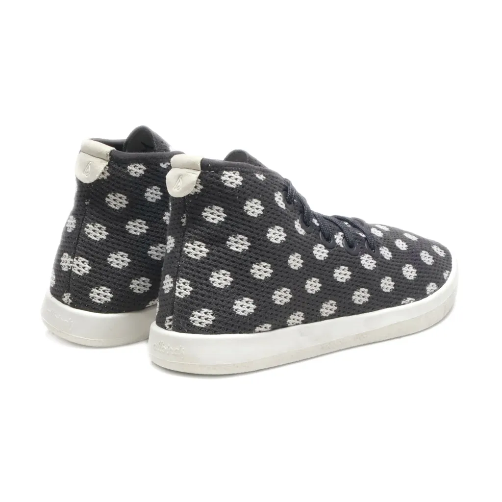 Allbirds Tree Toppers High-Top Sneakers Fabric Black Colour For Women