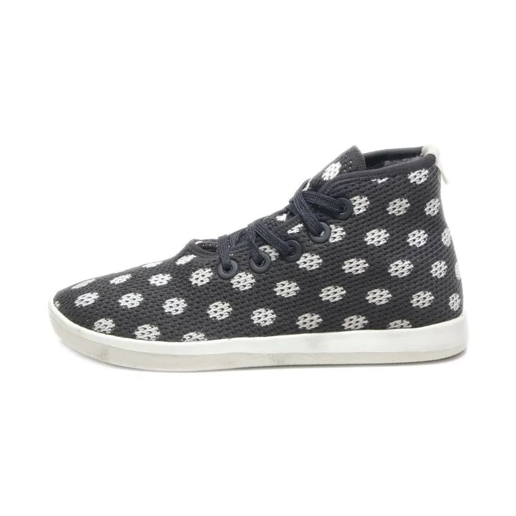 Allbirds Tree Toppers High-Top Sneakers Fabric Black Colour For Women