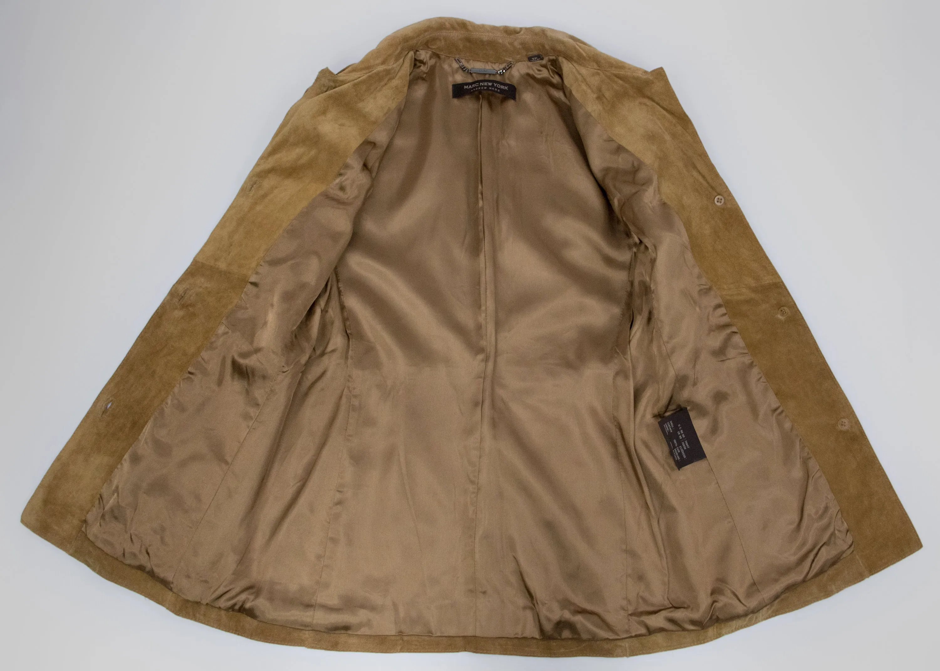 Andrew Marc New York Brown Suede Jacket, SIZE XS