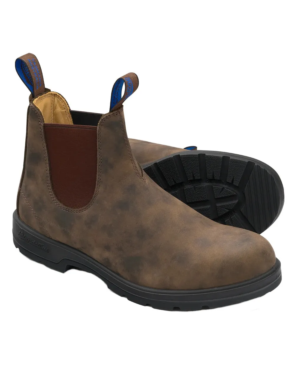 Blundstone 584 Waterproof Rustic Brown Leather Chelsea Boots