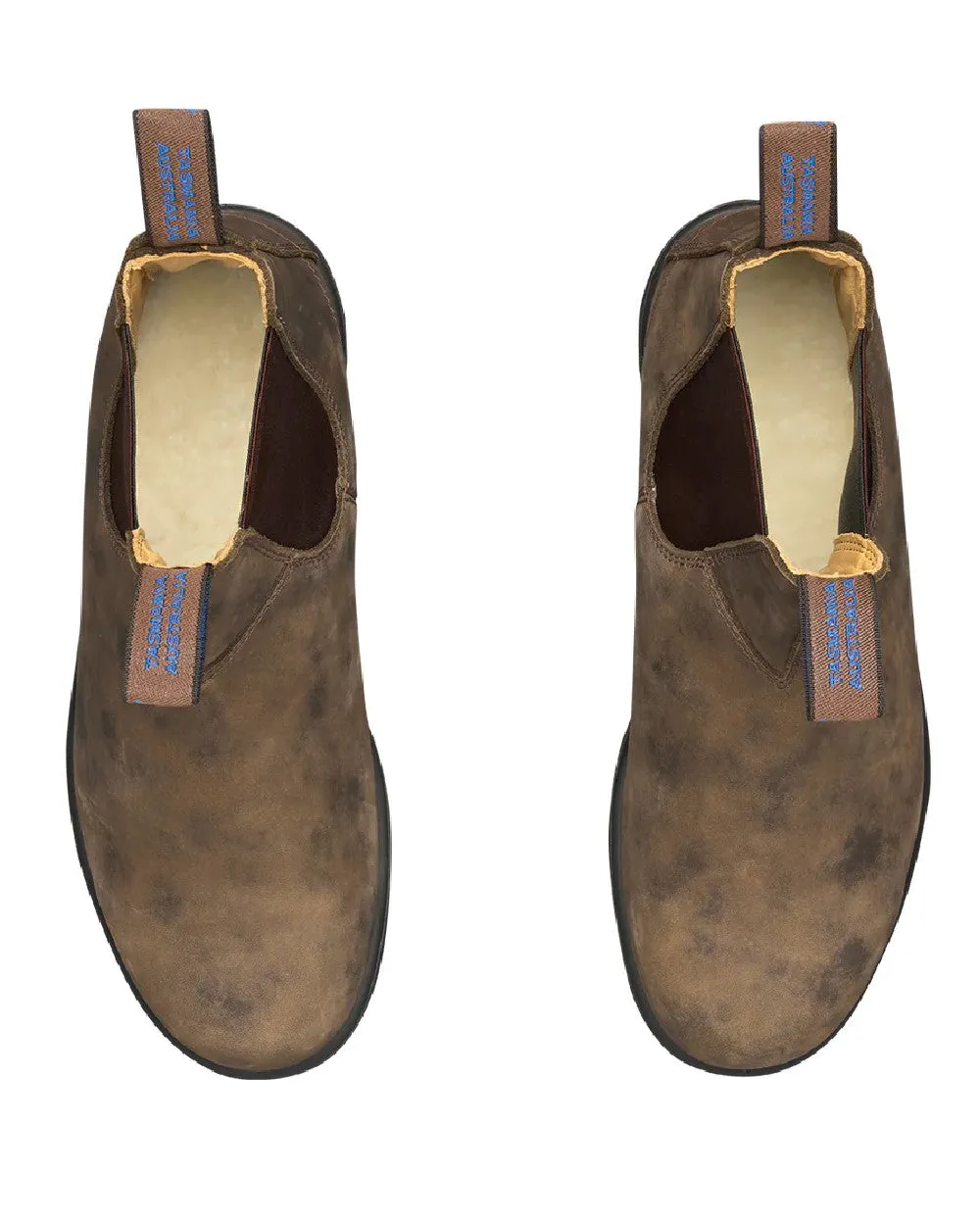 Blundstone 584 Waterproof Rustic Brown Leather Chelsea Boots