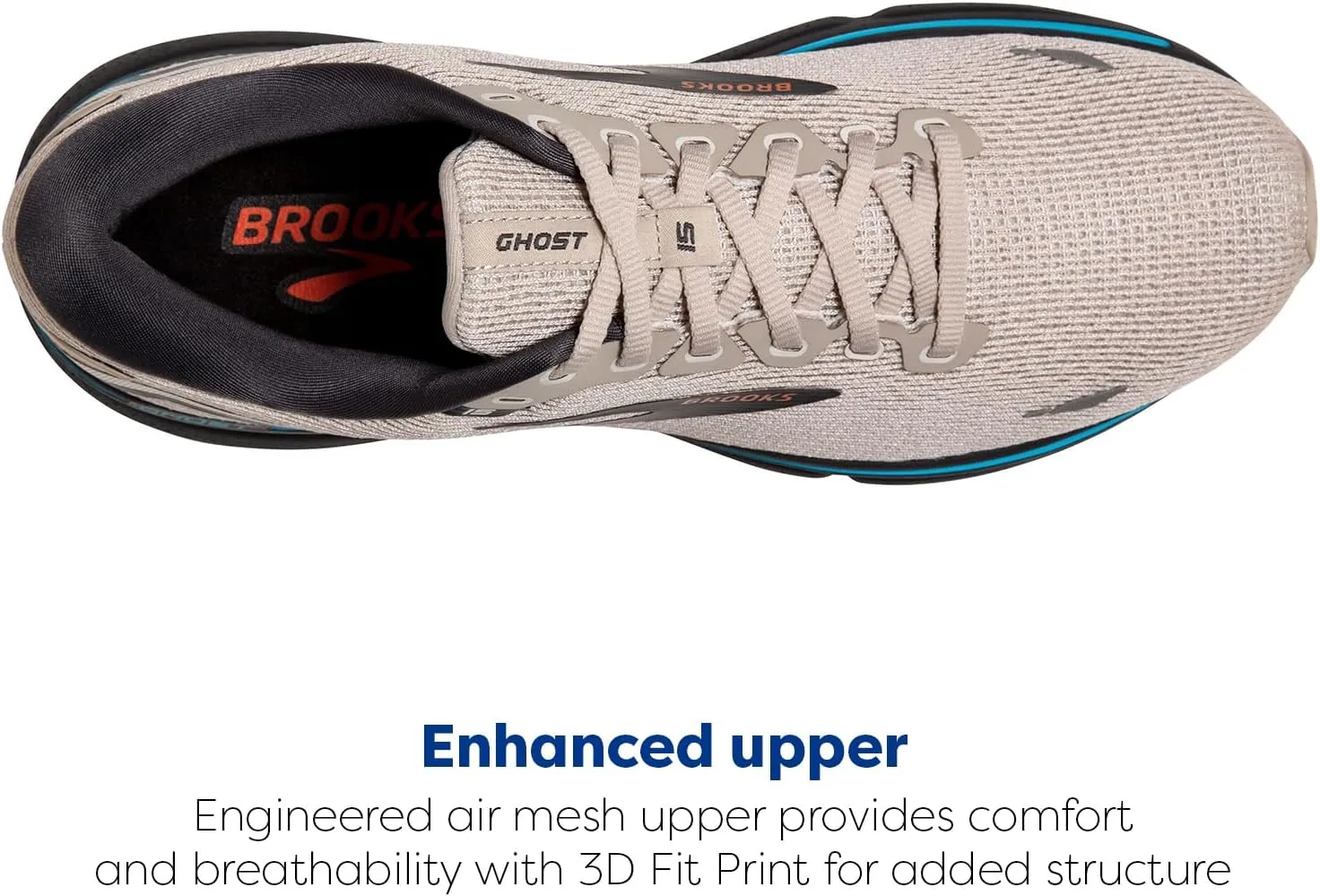 Brooks Men's Ghost 15 Neutral Running Shoe