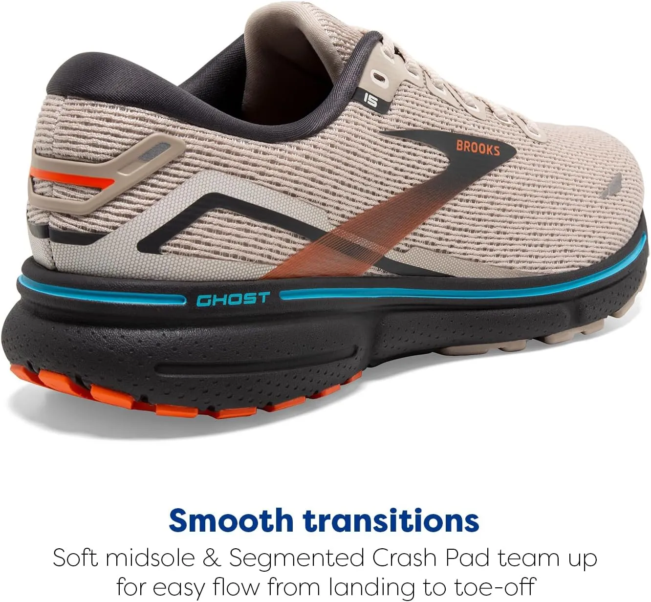 Brooks Men's Ghost 15 Neutral Running Shoe