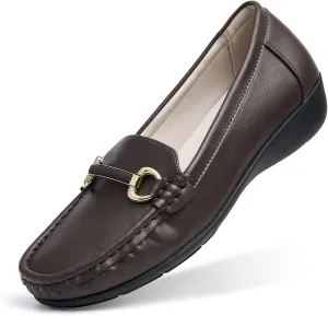 Cestfini Womens Slip-on Loafers Casual Work Shoes