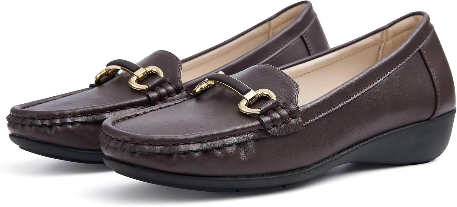 Cestfini Womens Slip-on Loafers Casual Work Shoes