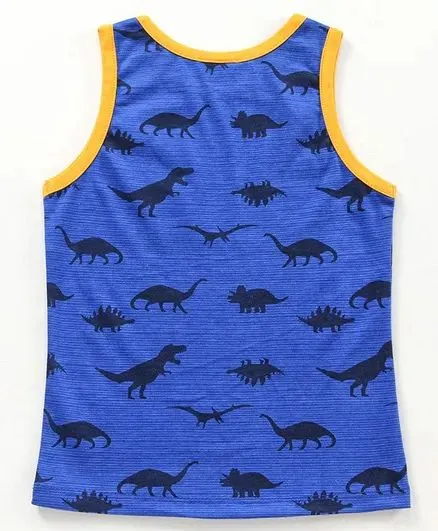 Dinosaur Printed Tshirt - Blue