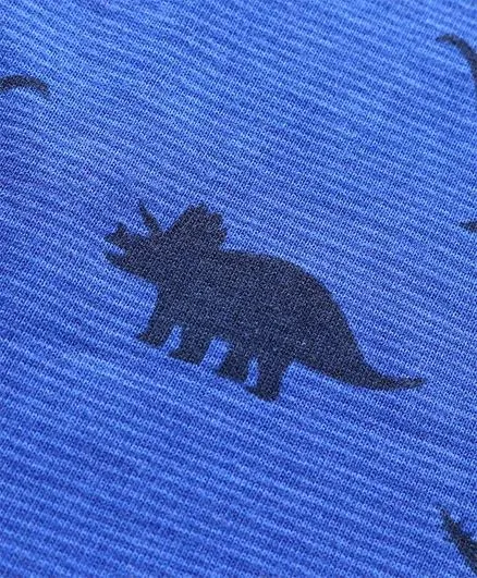Dinosaur Printed Tshirt - Blue