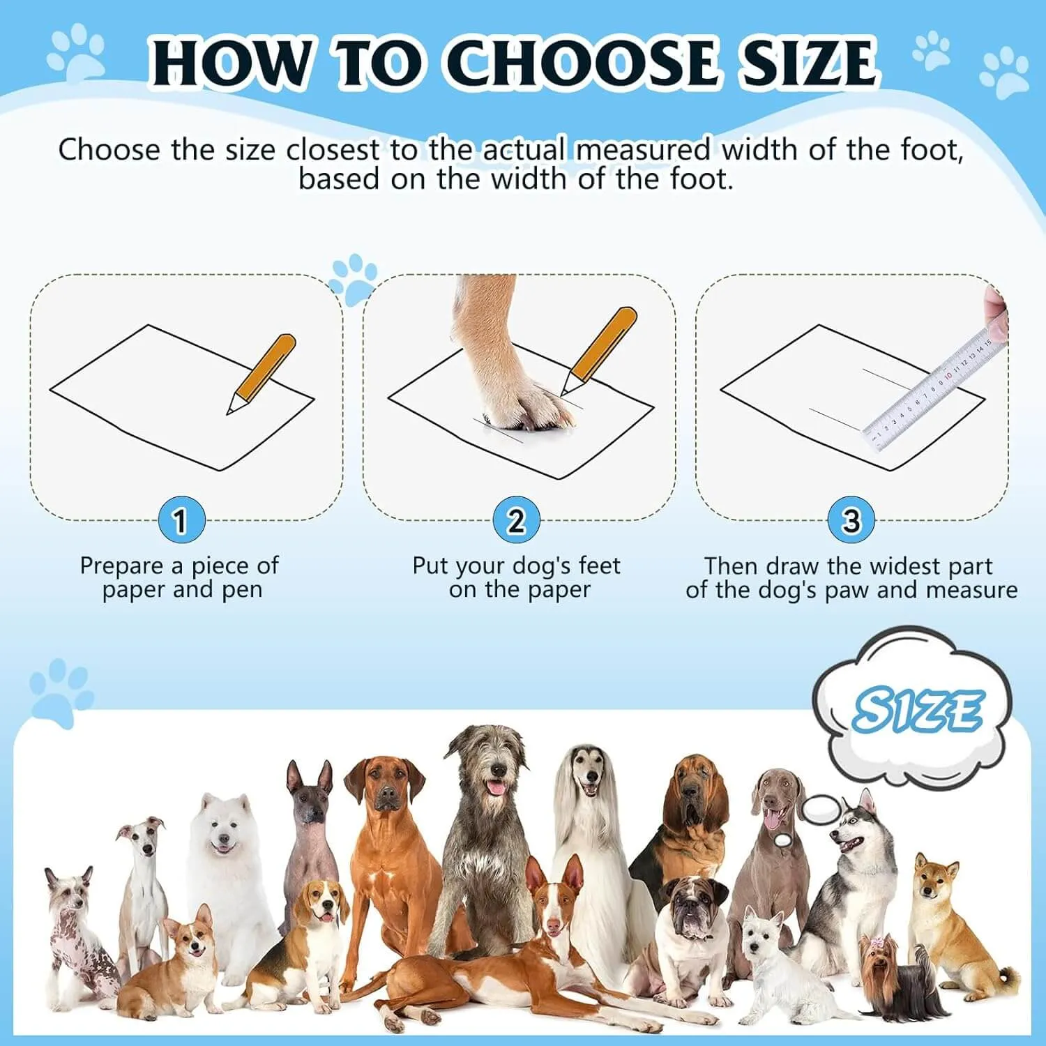 Dog Shoes, FISHOAKY Dog Shoes for Large Dogs)
