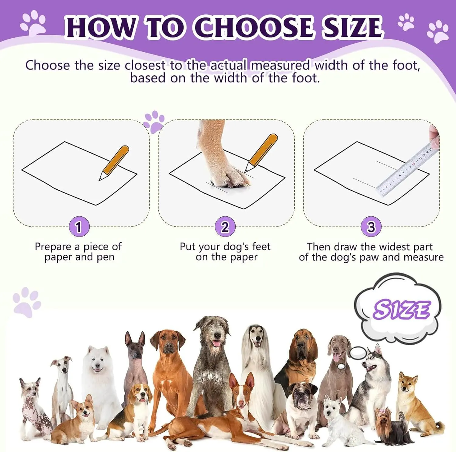 Dog Shoes, FISHOAKY Dog Shoes for Large Dogs)