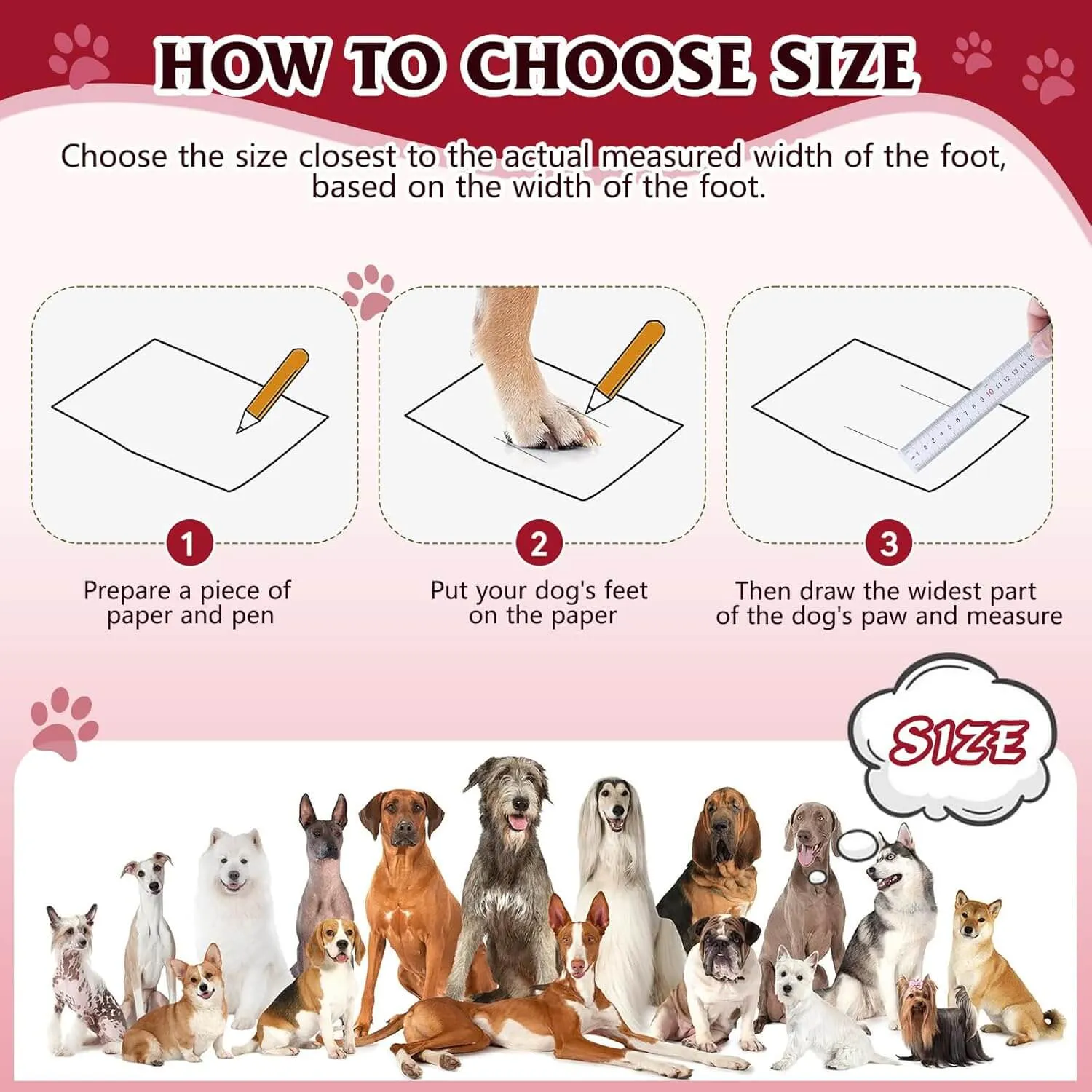 Dog Shoes, FISHOAKY Dog Shoes for Large Dogs)
