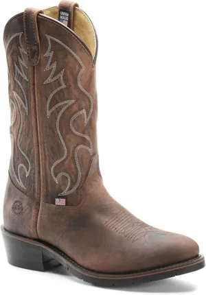 Double-H Robert Steel Toe Work Boots for Men - Leather Lining with PermaFresh Cushioned Insole, Oil-Resistant AG7 Heel Outsole, Made in USA