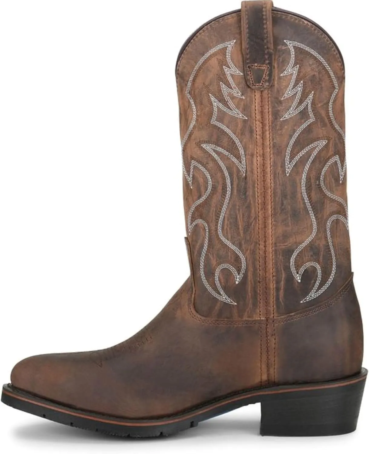 Double-H Robert Steel Toe Work Boots for Men - Leather Lining with PermaFresh Cushioned Insole, Oil-Resistant AG7 Heel Outsole, Made in USA