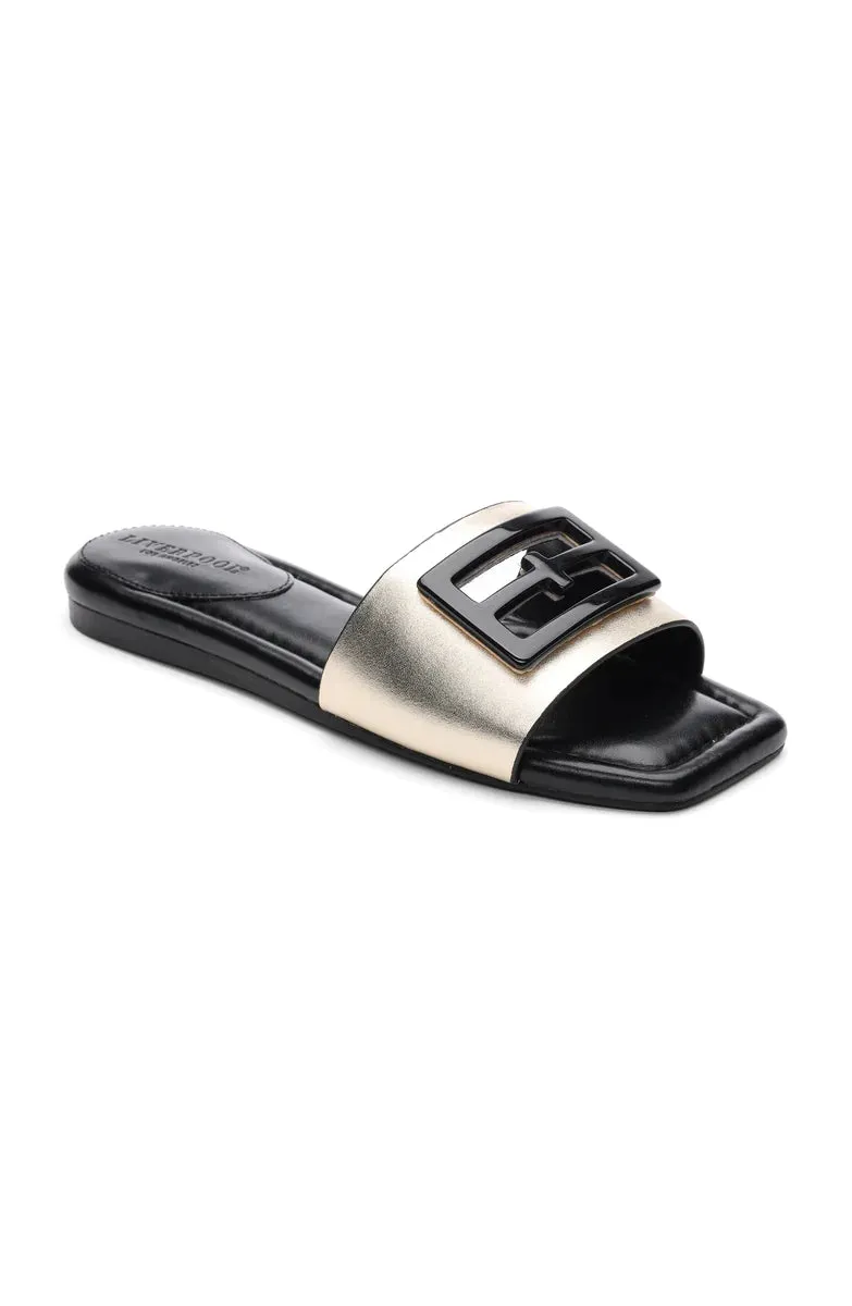 Dunbar Logo Medallion Sandals -Liverpool Los Angeles Style 754021