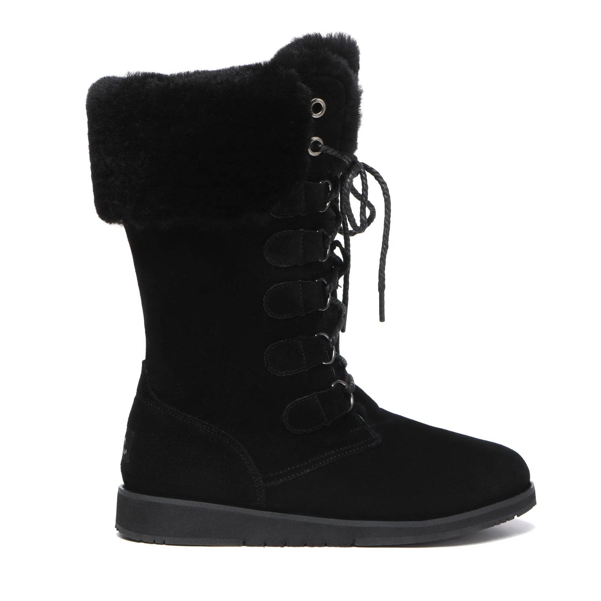 Ellena Lace Up Sheepskin Boots