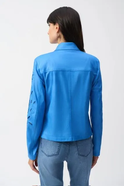 Foiled Faux Suede JacketFoiled Faux Suede Jacket