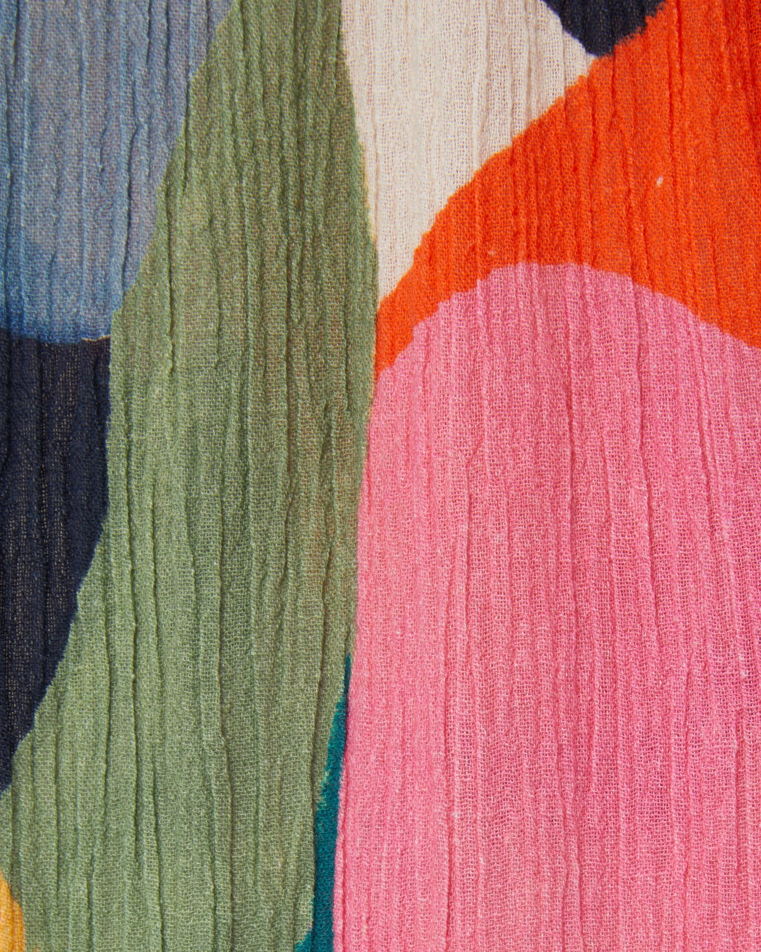 Gari Dress In Carta Colorblock