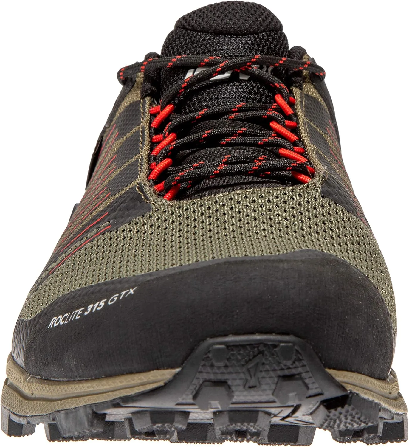 Inov-8 Mens Roclite G 315 GTX - Waterproof Gore Tex Hiking Shoes - Lightweight - Vegan - Brown/Red
