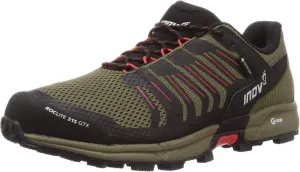 Inov-8 Mens Roclite G 315 GTX - Waterproof Gore Tex Hiking Shoes - Lightweight - Vegan - Brown/Red