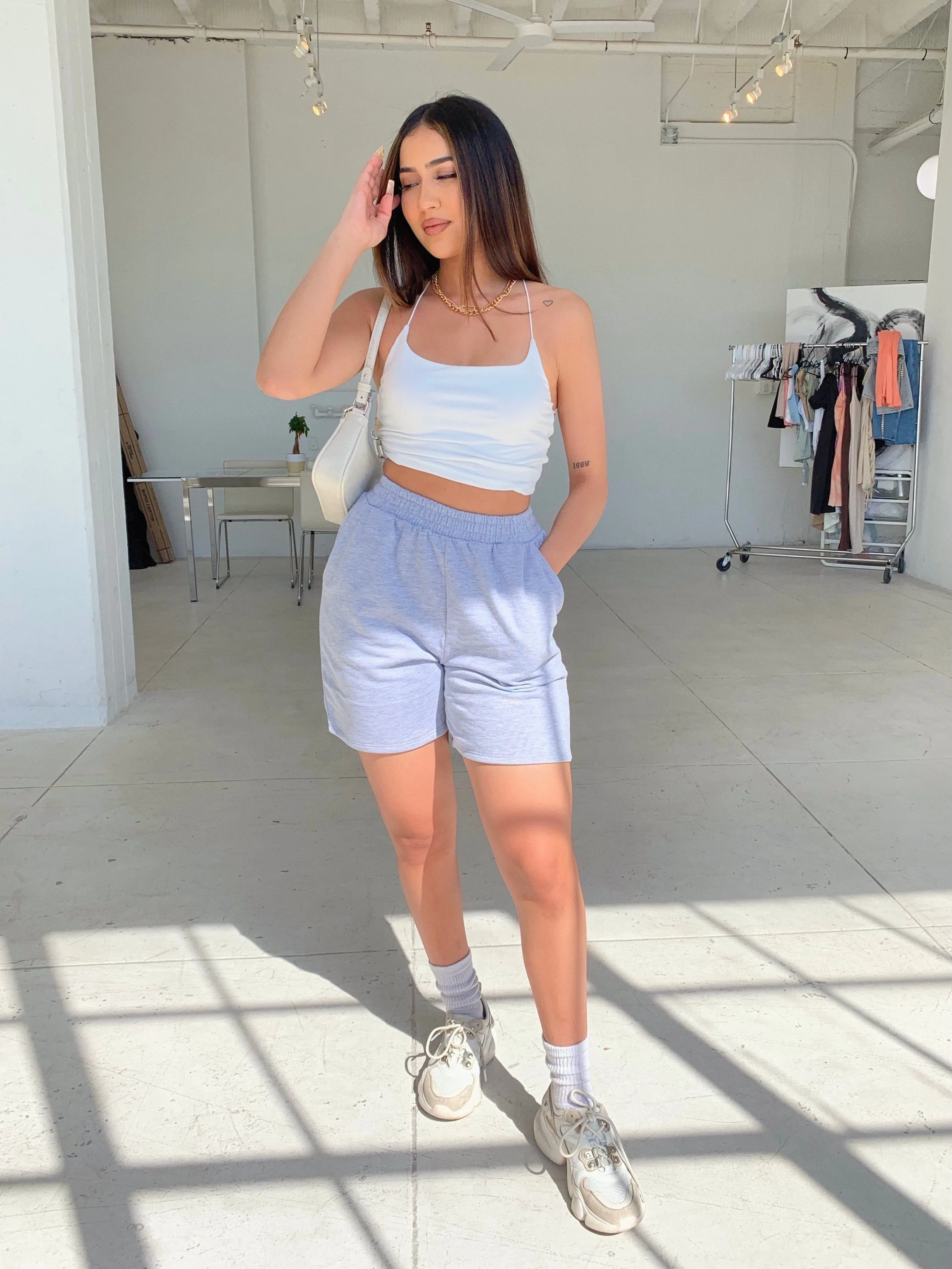 jayda shorts (ASH GRAY)