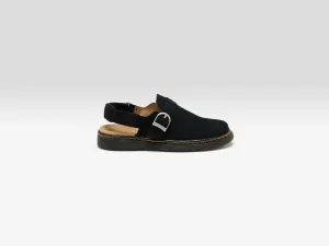 Junior Jorgie Suede Mules (251 / G / BLACK)