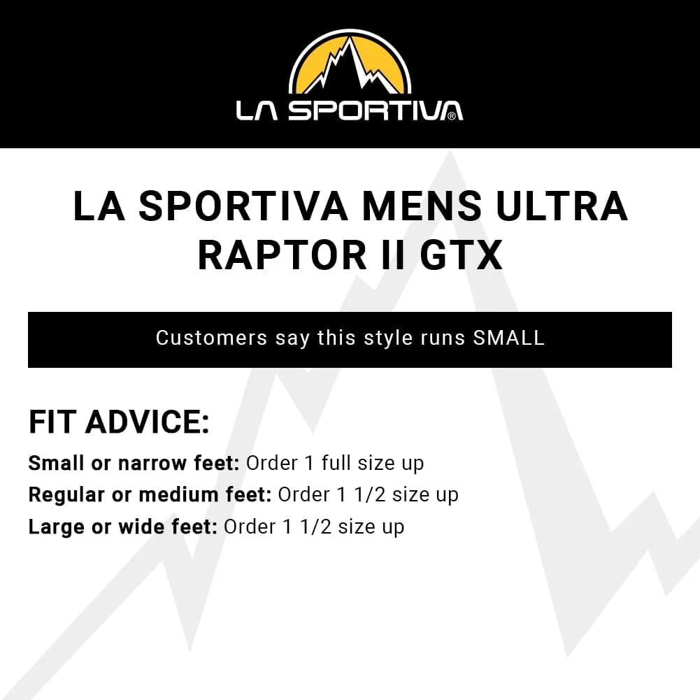 La Sportiva Mens Ultra Raptor II GTX Trail Running Shoes
