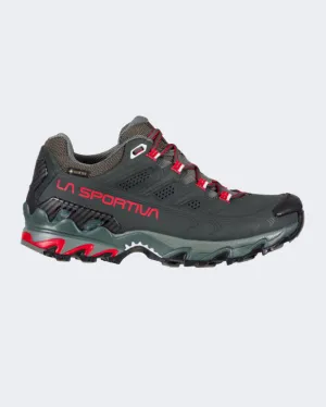 La Sportiva Ultra Raptor Ii Leather Gtx Women Hiking Shoes Charcoal/Red La Sportiva Ultra Raptor Ii Leather Gtx Women Hiking Shoes Charcoal/Red
