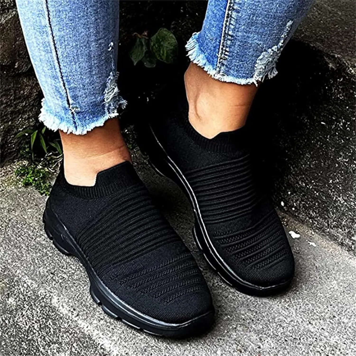 Lausiuoe Sneakers For Women Walking Shoes Comfortable Walking Running Shoes Athletic Non Slip Tennis Fashion Sneaker