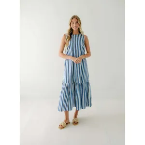 Livro Ella Dress in Blue Stripes
