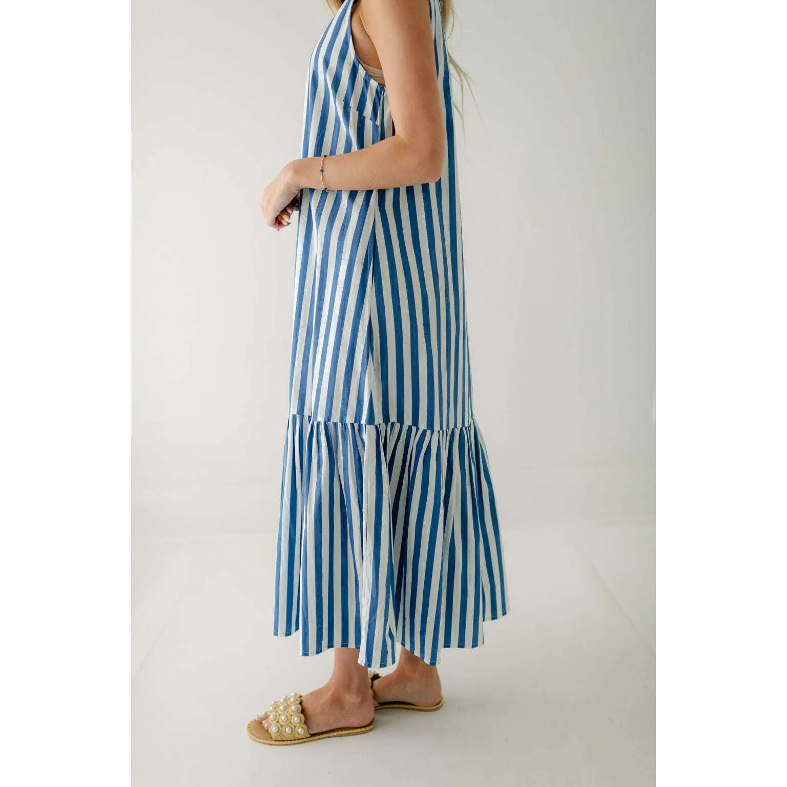 Livro Ella Dress in Blue Stripes