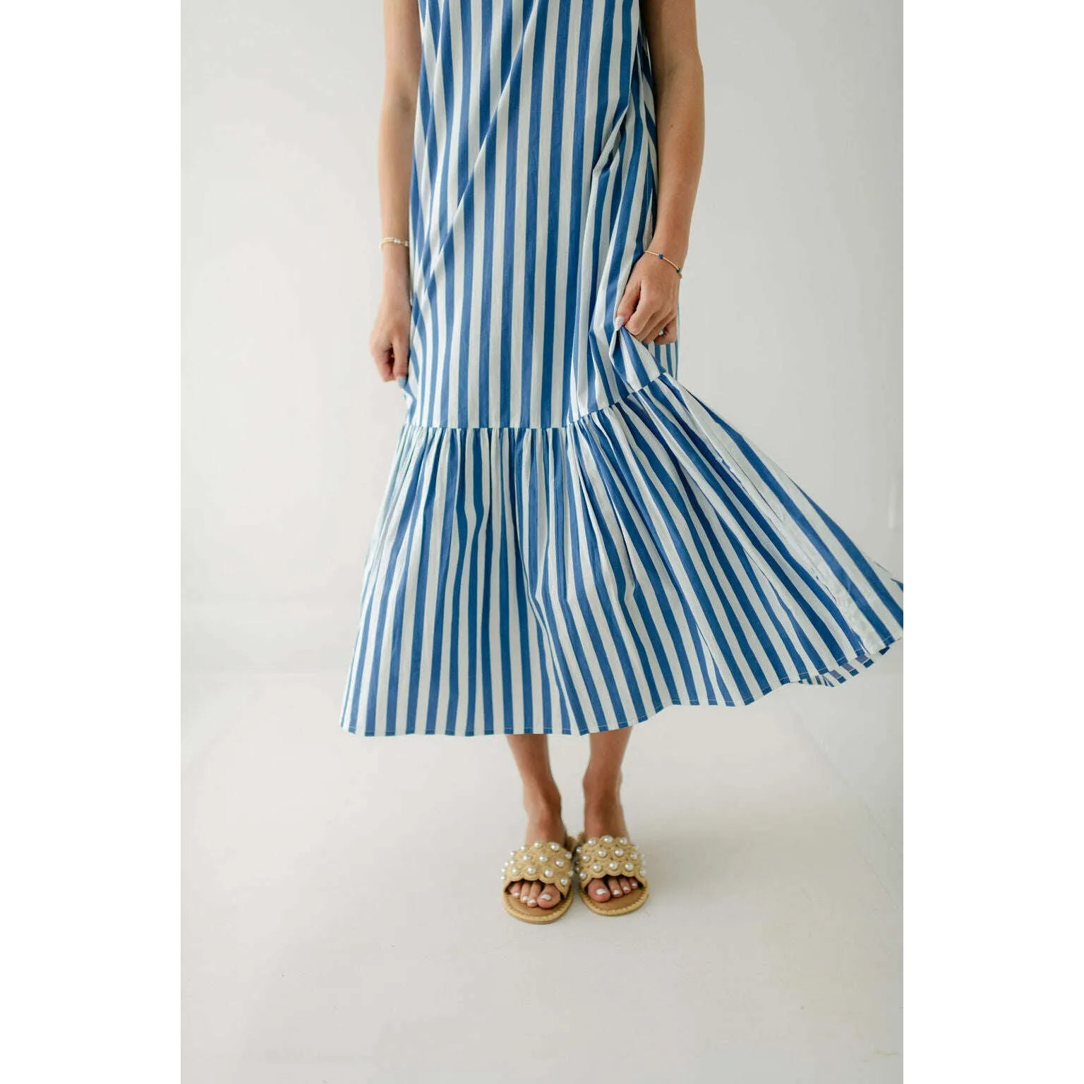 Livro Ella Dress in Blue Stripes