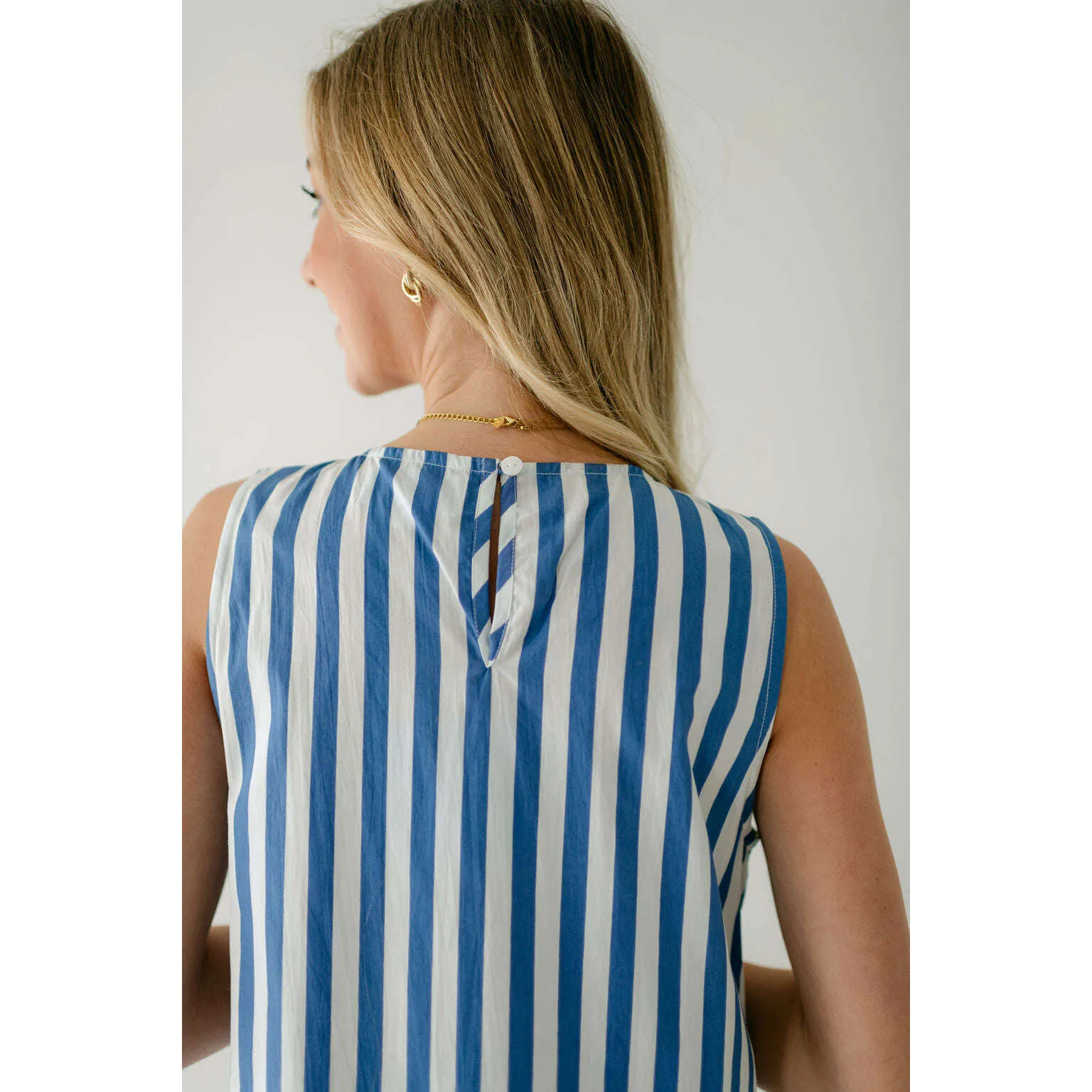 Livro Ella Dress in Blue Stripes