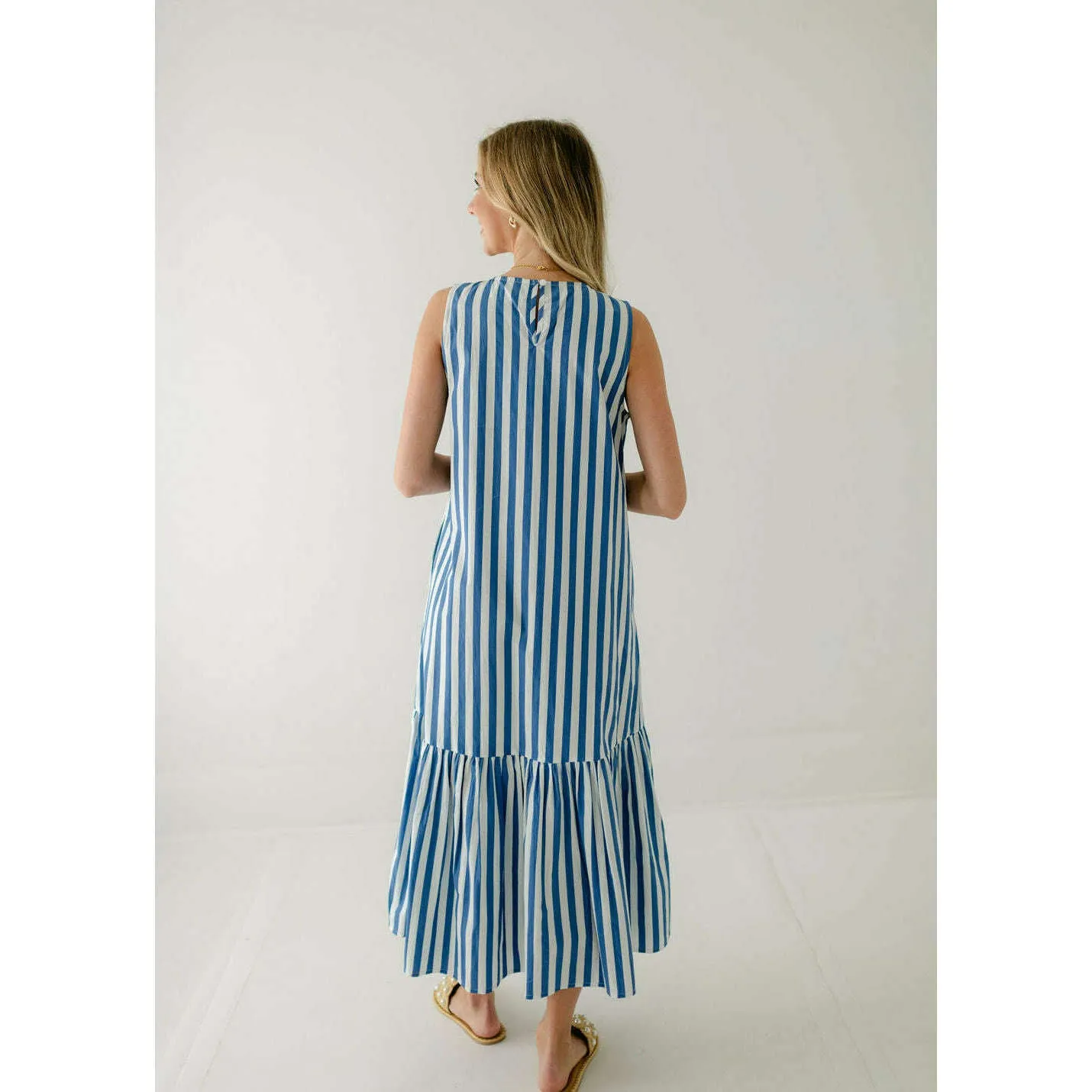 Livro Ella Dress in Blue Stripes