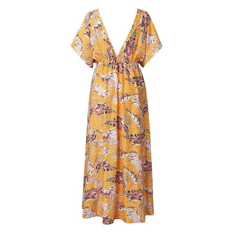 Meadow Boho Floral Maxi Dress