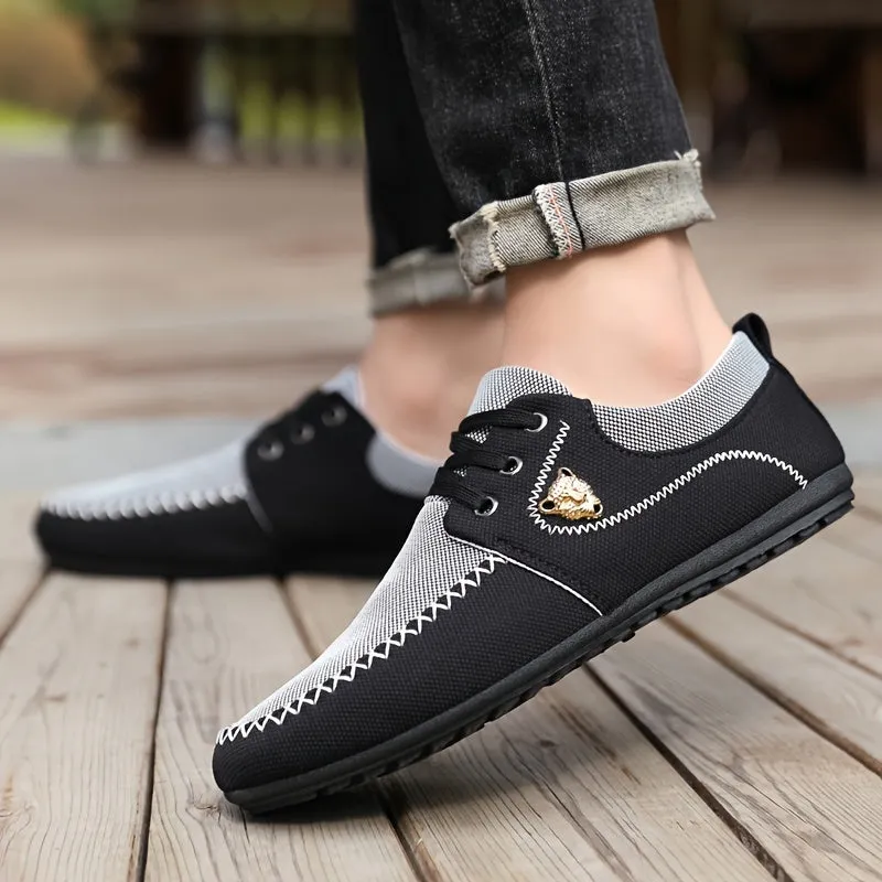 Men's Elegant Canvas Sneakers | Comfortable EVA Insole