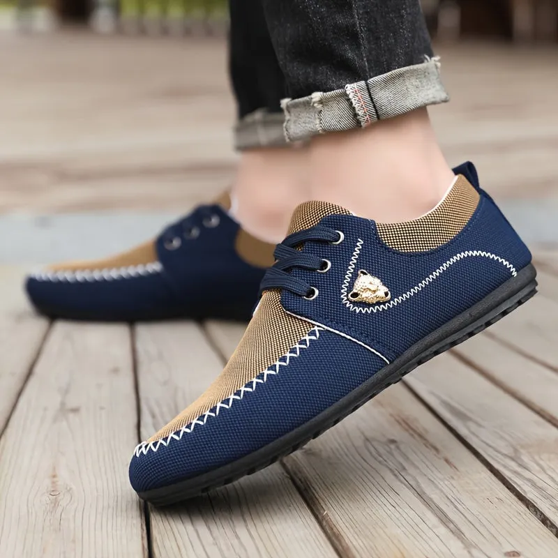 Men's Elegant Canvas Sneakers | Comfortable EVA Insole