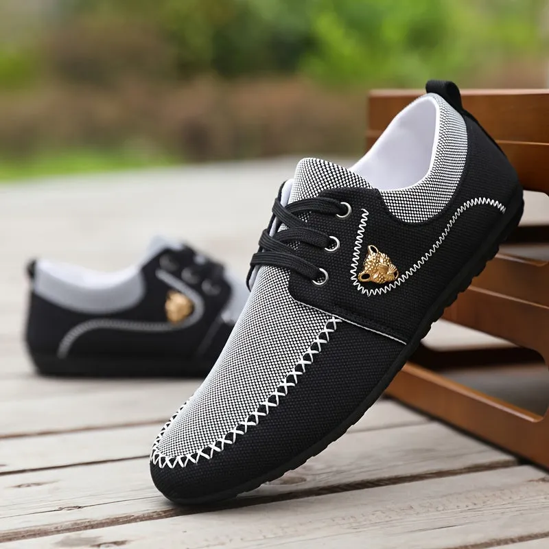 Men's Elegant Canvas Sneakers | Comfortable EVA Insole