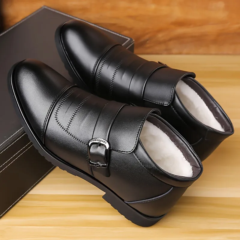 Mens Luxurious Slip-Resistant   Stylish Durable Ankle Boots