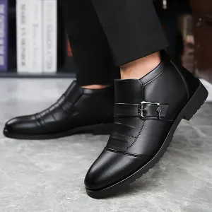 Mens Luxurious Slip-Resistant   Stylish Durable Ankle Boots