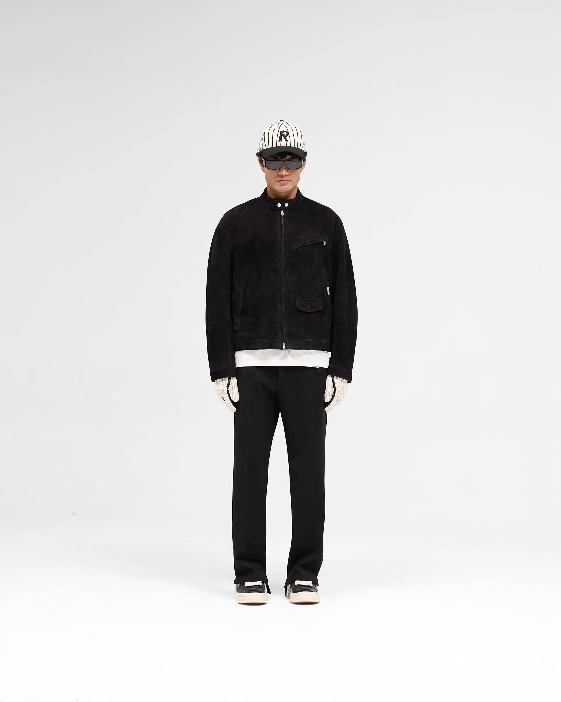 Overdrive Suede Jacket - Jet Black