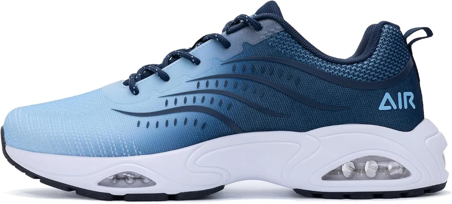 Quseek Mens Running Shoes Athletic Tennis Sneakers Air Arch Support Non Slip Lightweight Breathable for Gym Jogging Walking Sports Size 7-13