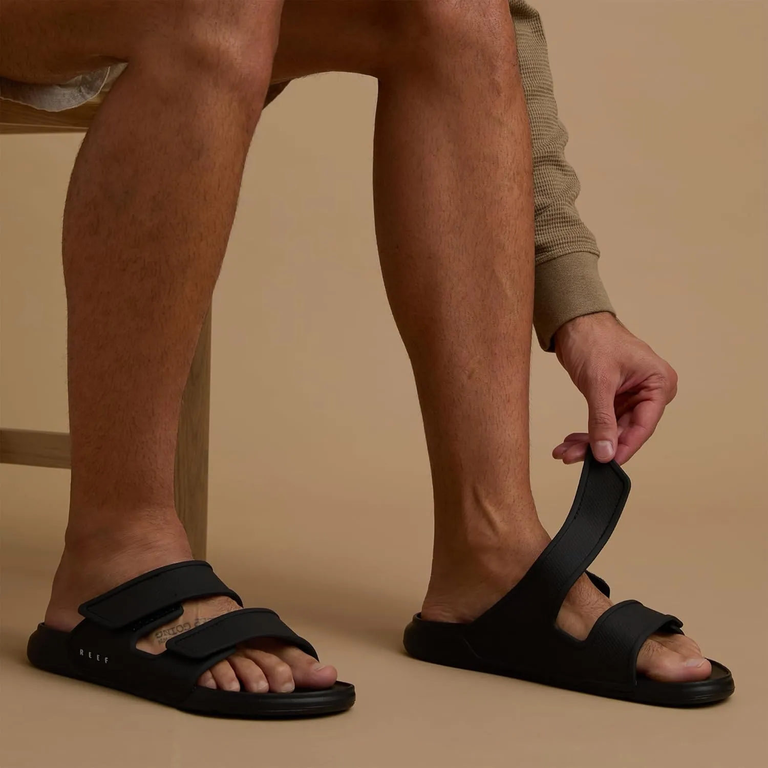 REEF Oasis Adapt Men's Slide Sandal, Soft and Supportive Footbed, Water Friendly