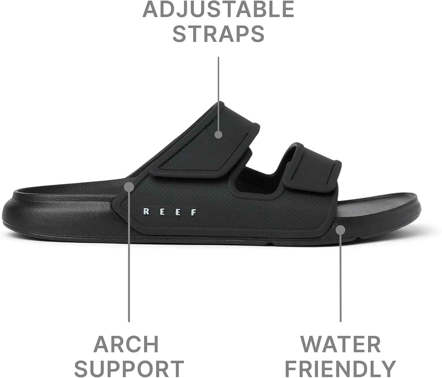 REEF Oasis Adapt Men's Slide Sandal, Soft and Supportive Footbed, Water Friendly
