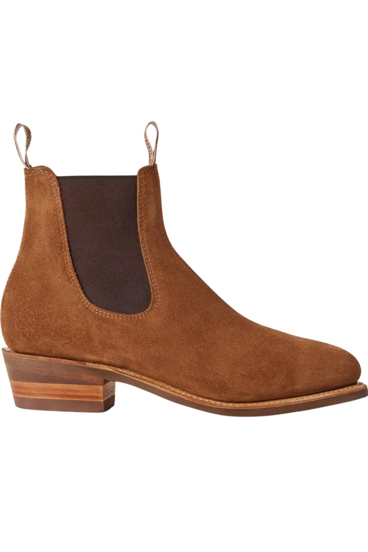 RM Williams Comfort Suede Lady Yearling Rubber Sole Boot