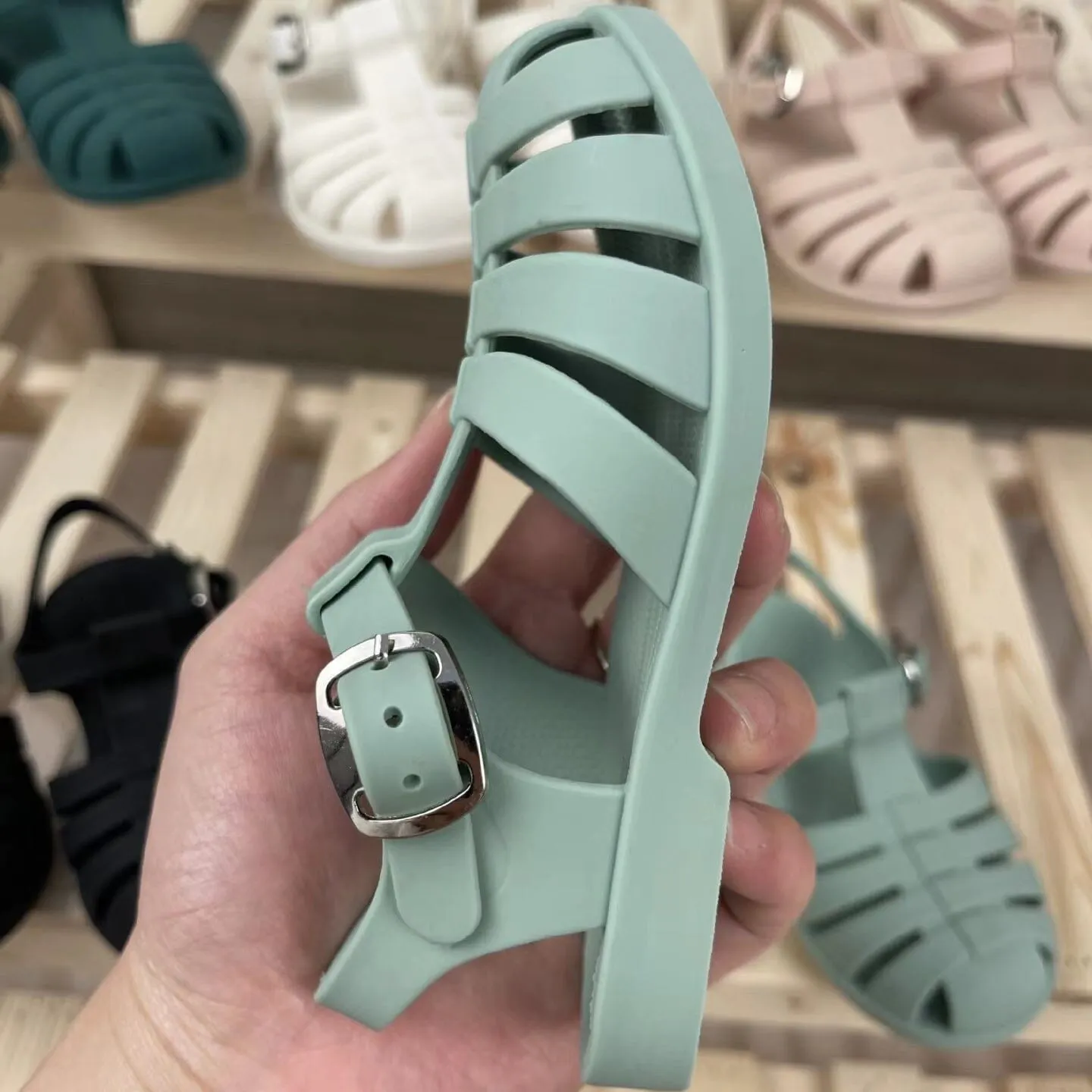 Rome Retro Summer Jelly Sandals
