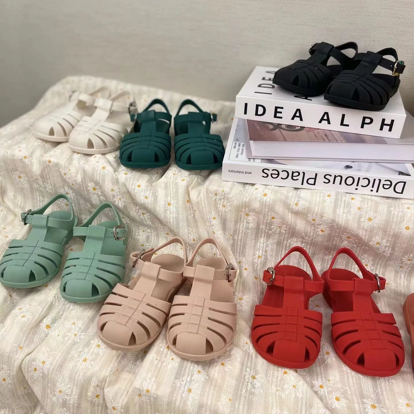 Rome Retro Summer Jelly Sandals