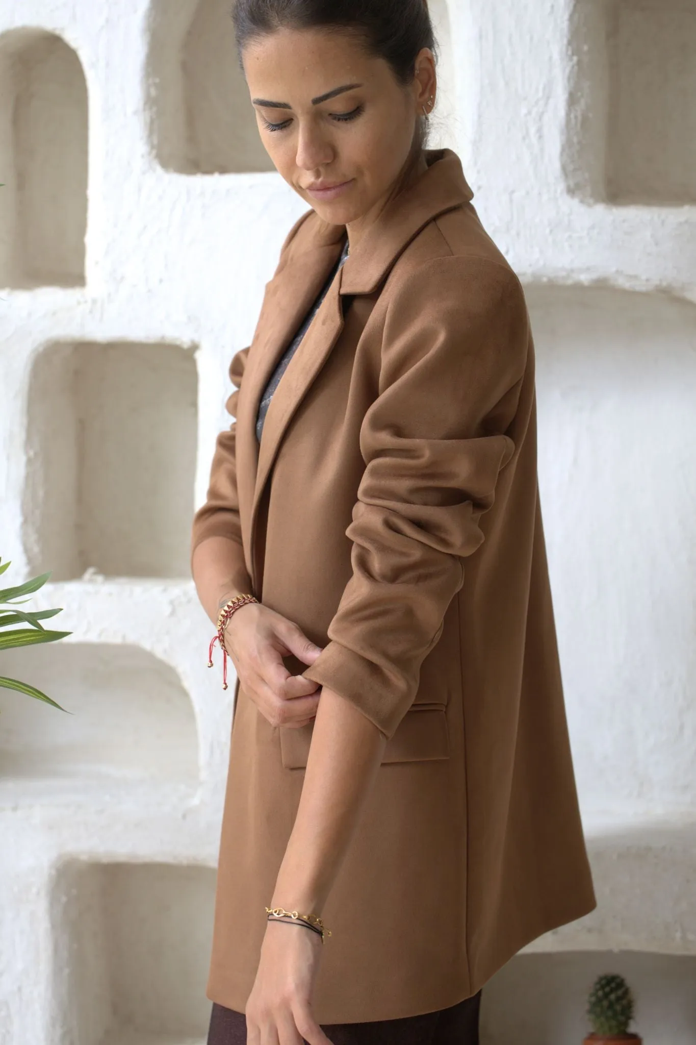 Suede Blazer