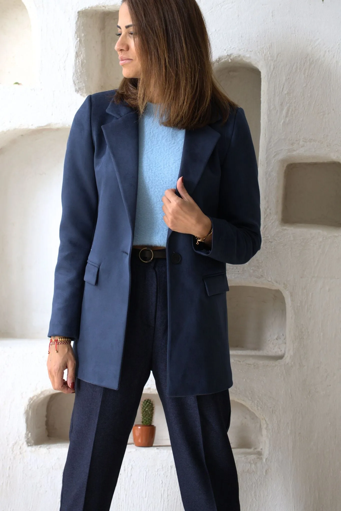 Suede Blazer