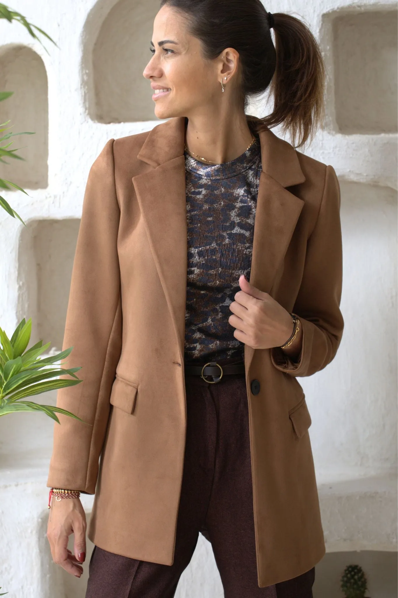 Suede Blazer