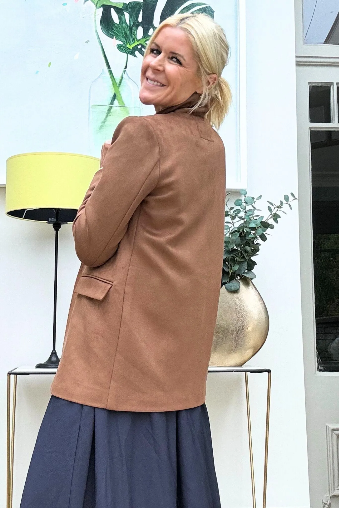Suede Blazer
